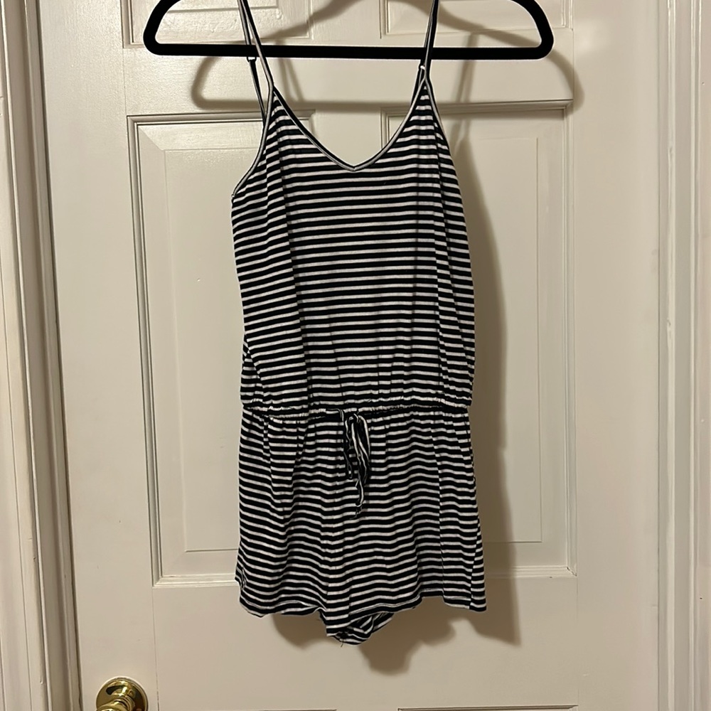 Aeropostale striped romper